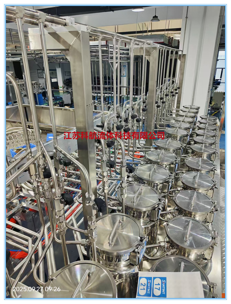 郑州氮气储罐气路充装系统安装工程测试完毕-精工艺/高品质